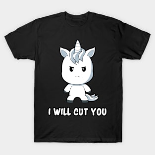 Kawaii Cute Unicorn Humor Magical Sarcasm T-Shirt